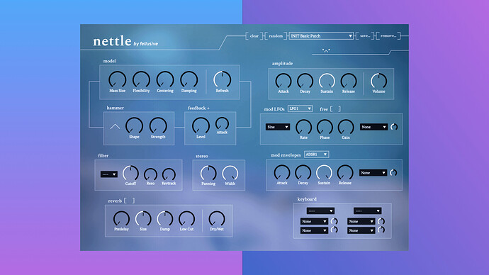 Fellusive Nettle interface